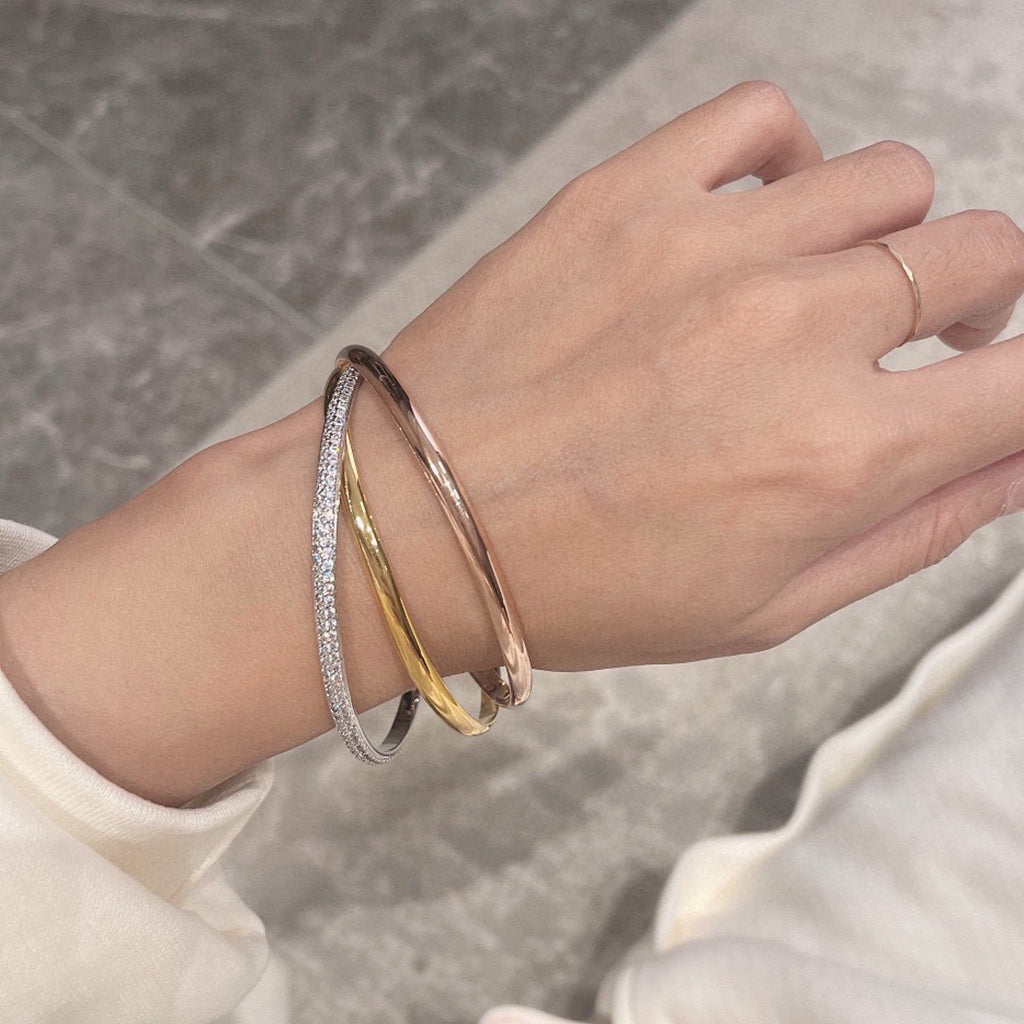 [Noble Aura jewelry]TRINITY 2.8MM SMALL BRACELET