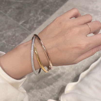 [Noble Aura jewelry]TRINITY 2.8MM SMALL BRACELET