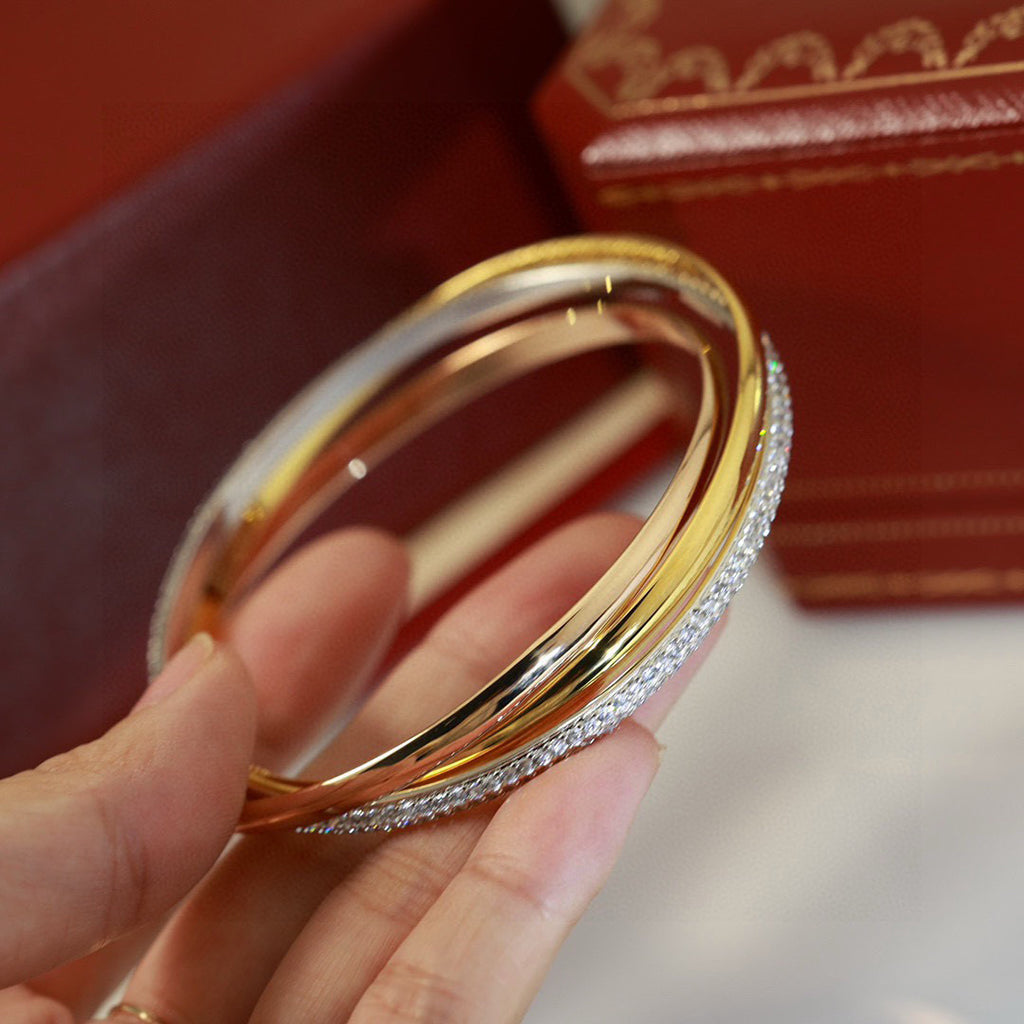 [Noble Aura jewelry]TRINITY 2.8MM SMALL BRACELET