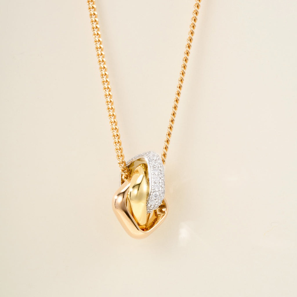 [Noble Aura jewelry]TRINITY CUSHION NECKLACE COLLECTION