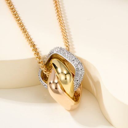 [Noble Aura jewelry]TRINITY CUSHION NECKLACE COLLECTION