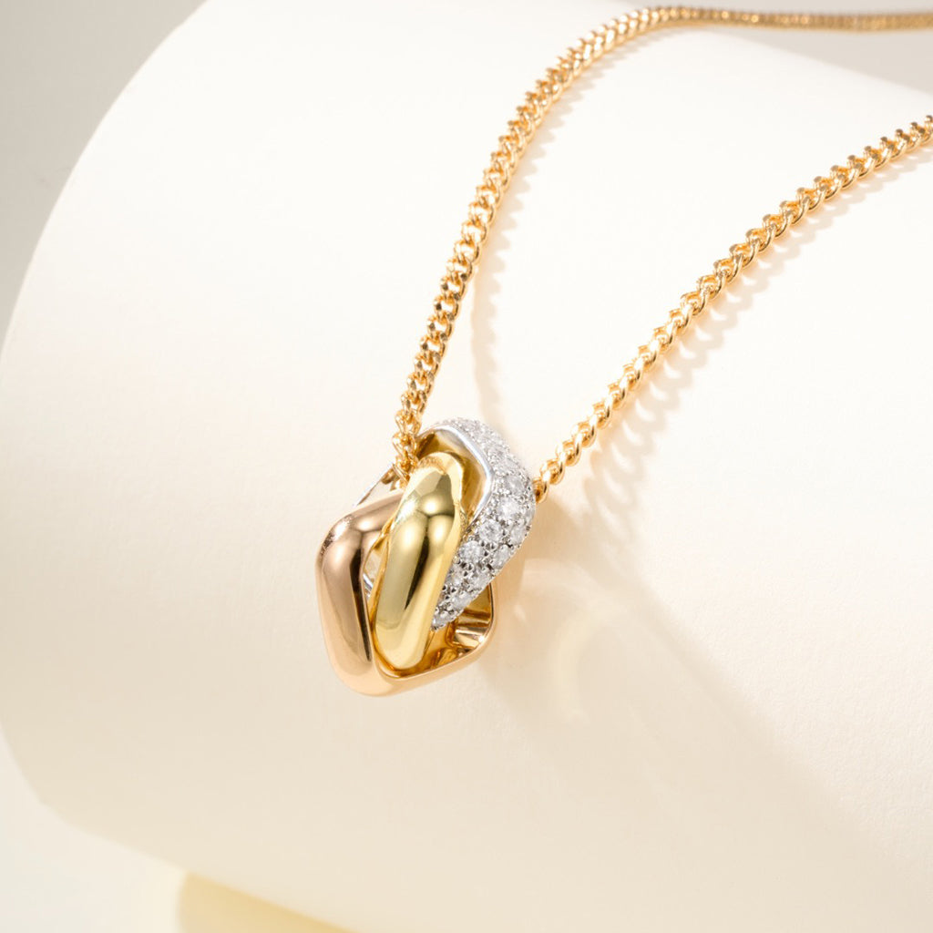 [Noble Aura jewelry]TRINITY CUSHION NECKLACE COLLECTION