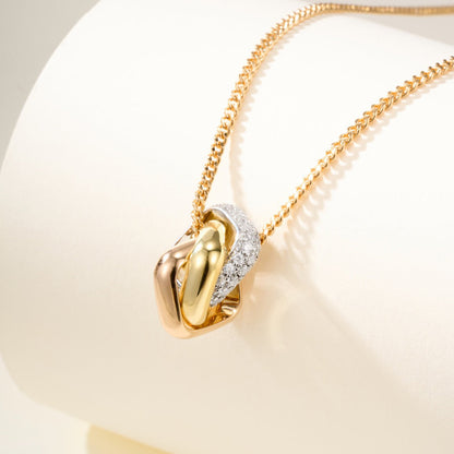 [Noble Aura jewelry]TRINITY CUSHION NECKLACE COLLECTION