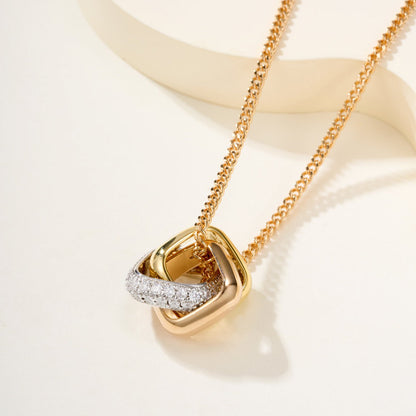 [Noble Aura jewelry]TRINITY CUSHION NECKLACE COLLECTION