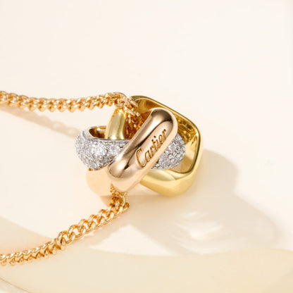 [Noble Aura jewelry]TRINITY CUSHION NECKLACE COLLECTION