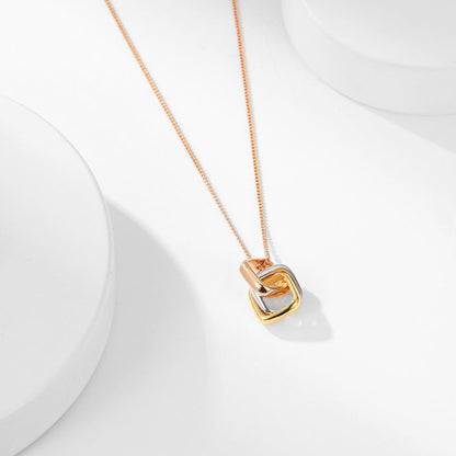 [Noble Aura jewelry]TRINITY CUSHION NECKLACE COLLECTION