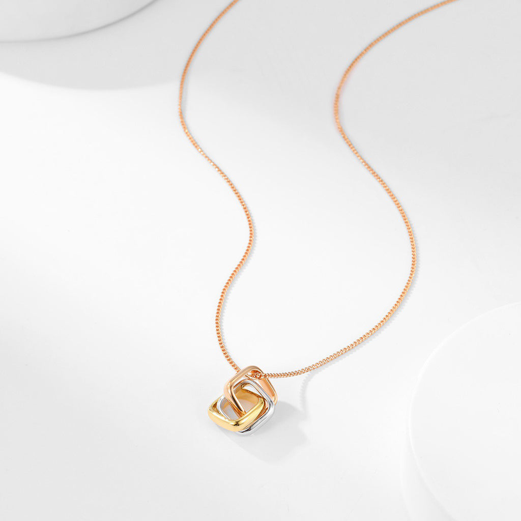 [Noble Aura jewelry]TRINITY CUSHION NECKLACE COLLECTION