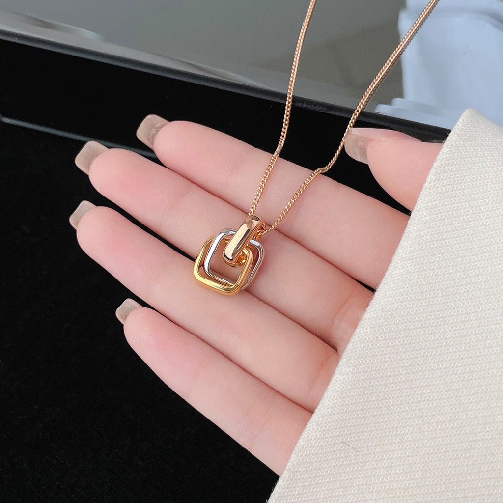 [Noble Aura jewelry]TRINITY CUSHION NECKLACE COLLECTION