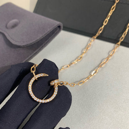 [Noble Aura jewelry]JUSTE NECKLACE FULL DIAMONDS