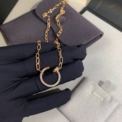 [Noble Aura jewelry]JUSTE NECKLACE FULL DIAMONDS