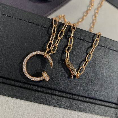 [Noble Aura jewelry]JUSTE NECKLACE FULL DIAMONDS