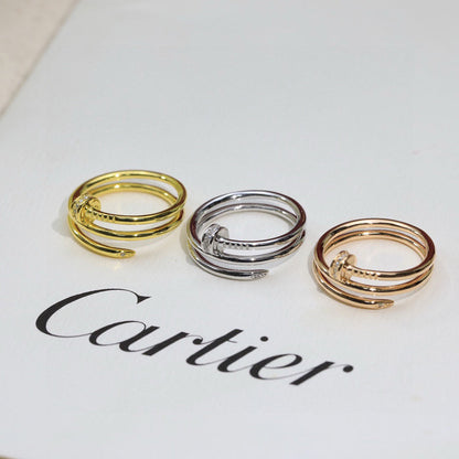 [Noble Aura jewelry]JUSTE RING 4.8MM HALF DIAMOND