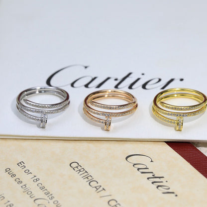 [Noble Aura jewelry]JUSTE RING 4.8MM FULL DIAMOND