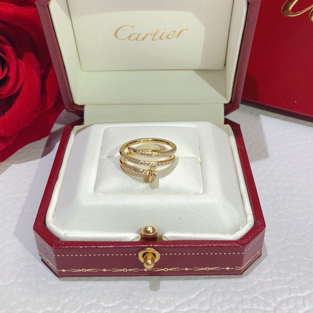 [Noble Aura jewelry]JUSTE RING 4.8MM FULL DIAMOND
