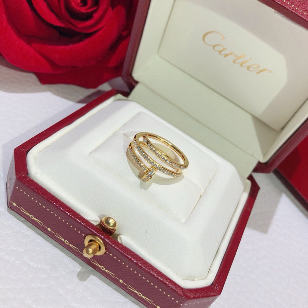 [Noble Aura jewelry]JUSTE RING 4.8MM FULL DIAMOND