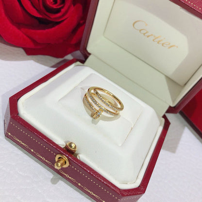 [Noble Aura jewelry]JUSTE RING 4.8MM FULL DIAMOND