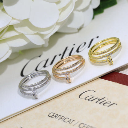 [Noble Aura jewelry]JUSTE RING 4.8MM FULL DIAMOND