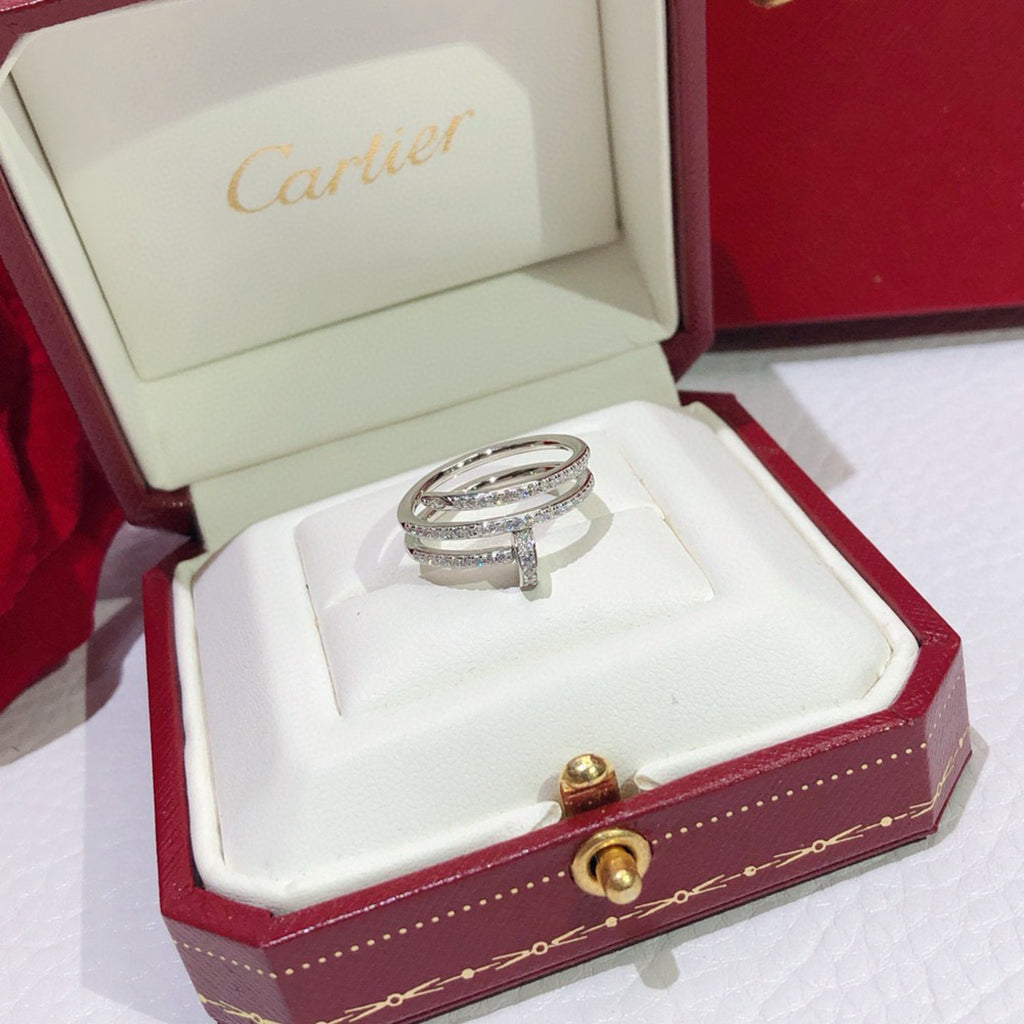 [Noble Aura jewelry]JUSTE RING 4.8MM FULL DIAMOND