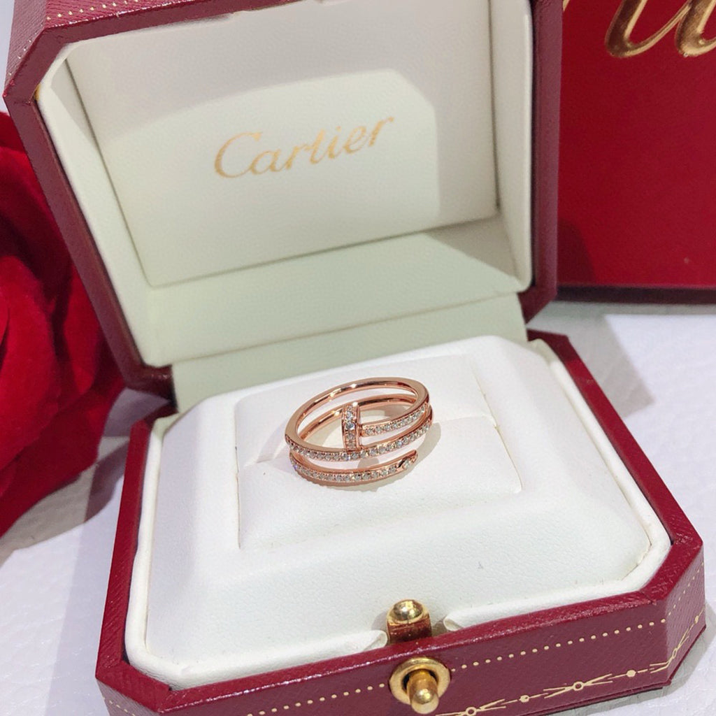 [Noble Aura jewelry]JUSTE RING 4.8MM FULL DIAMOND