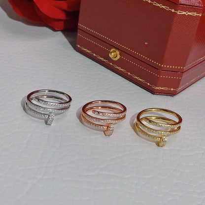 [Noble Aura jewelry]JUSTE RING 4.8MM FULL DIAMOND