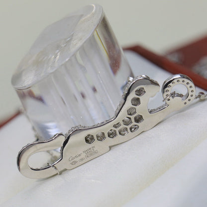 [Noble Aura jewelry]PANTHERE PAVED DIAMOND NECKLACE
