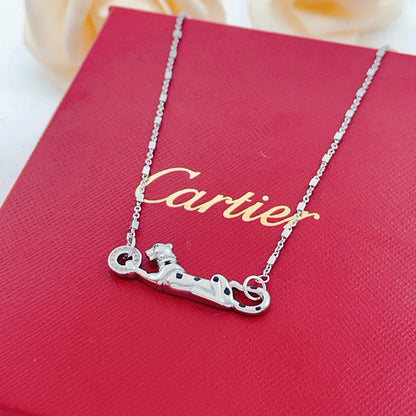 [Noble Aura jewelry]PANTHERE FULL DIAMOND NECKLACE