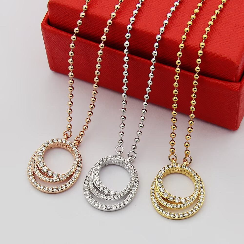 [Noble Aura jewelry]ETINCELLE  FULL DIAMOND NECKLACE