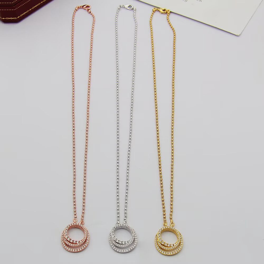 [Noble Aura jewelry]ETINCELLE  FULL DIAMOND NECKLACE