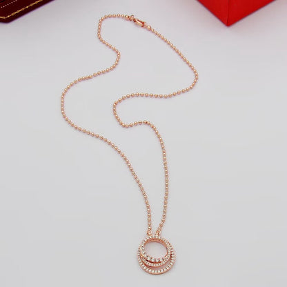 [Noble Aura jewelry]ETINCELLE  FULL DIAMOND NECKLACE