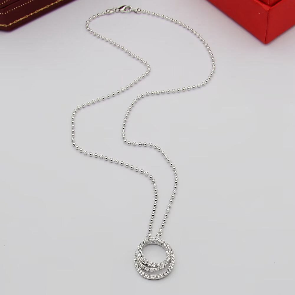 [Noble Aura jewelry]ETINCELLE  FULL DIAMOND NECKLACE