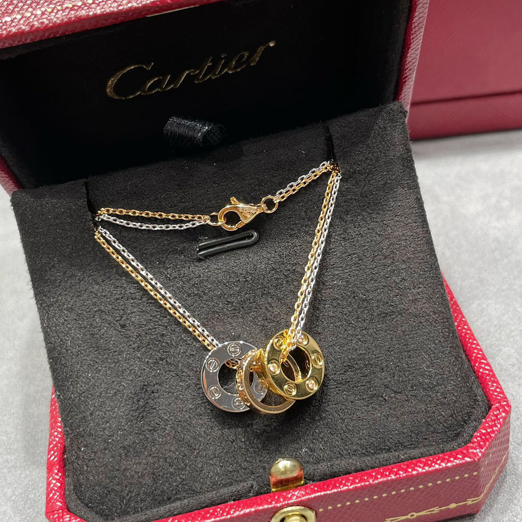 [Noble Aura jewelry]LOVE 6 DIAMOND PENDANT NECKLACE