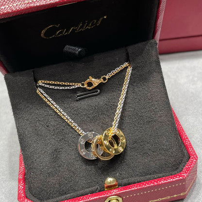 [Noble Aura jewelry]LOVE 6 DIAMOND PENDANT NECKLACE