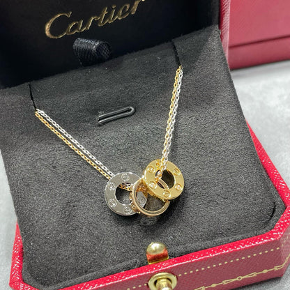 [Noble Aura jewelry]LOVE 6 DIAMOND PENDANT NECKLACE