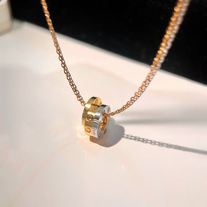 [Noble Aura jewelry]LOVE 6 DIAMOND PENDANT NECKLACE