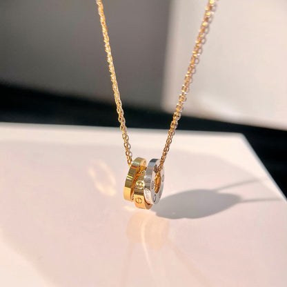 [Noble Aura jewelry]LOVE 6 DIAMOND PENDANT NECKLACE