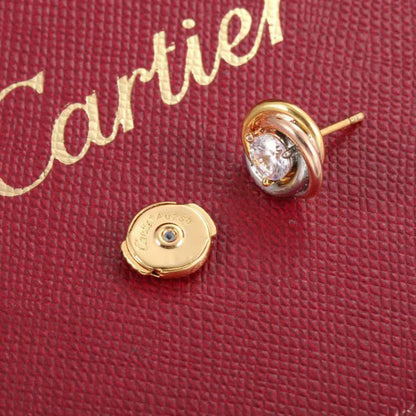 [Noble Aura jewelry]TRINITY STUD DIAMOND EARRINGS