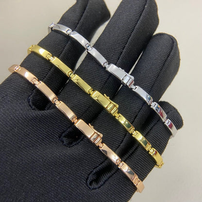 [Noble Aura jewelry]PANTHERE HALF DIAMOND ON CHAIN BRACELET