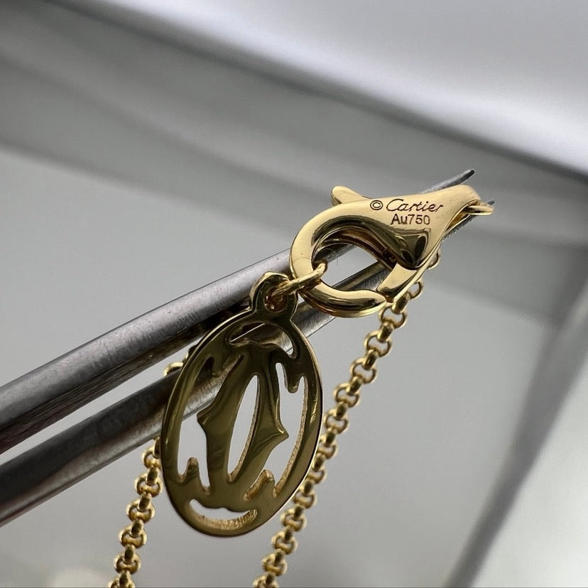 [Noble Aura jewelry]PANTHERE FULL DIAMOND NECKLACE