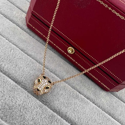 [Noble Aura jewelry]PANTHERE FULL DIAMOND NECKLACE