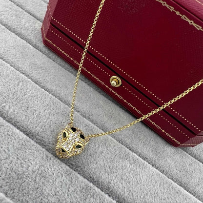 [Noble Aura jewelry]PANTHERE FULL DIAMOND NECKLACE