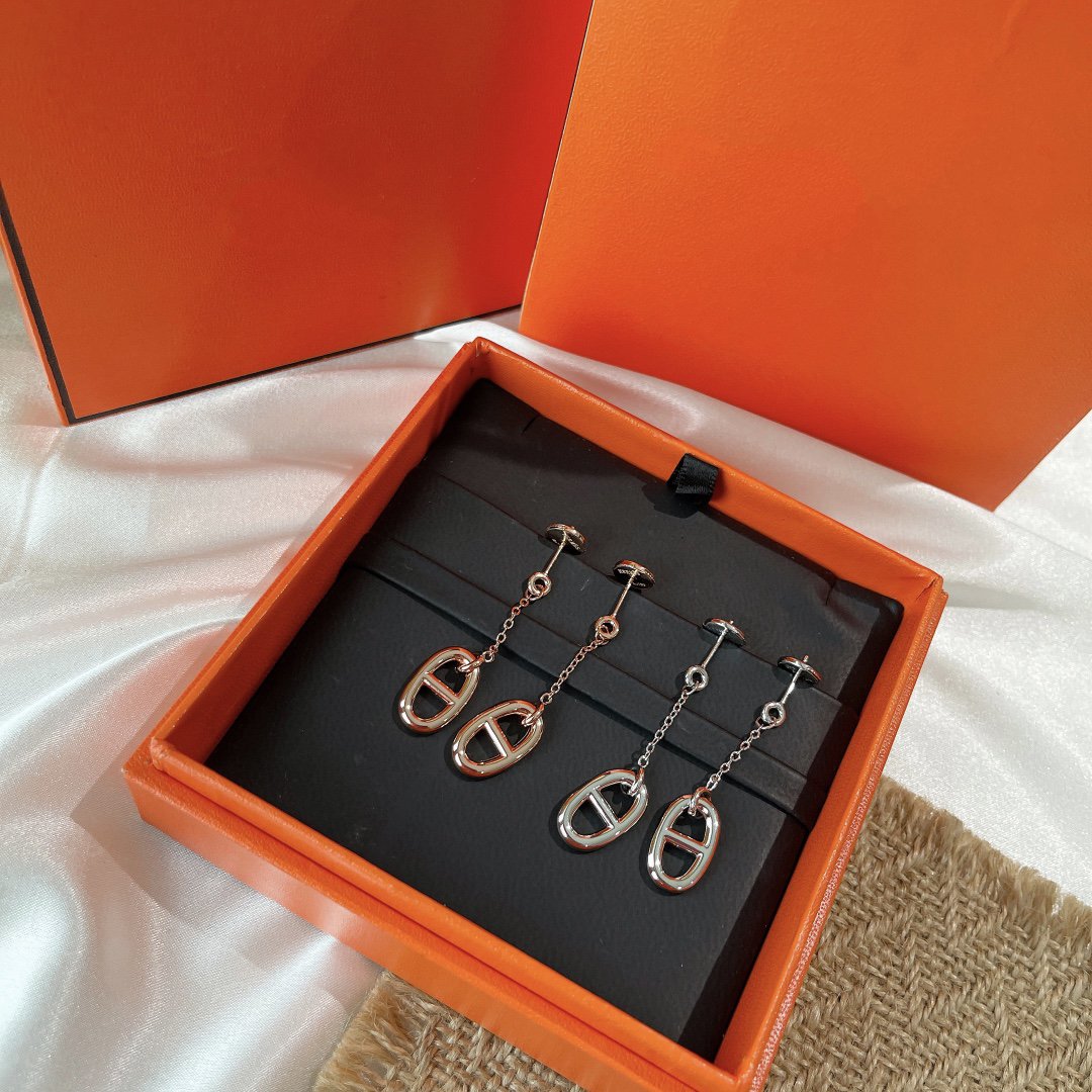 [Noble Aura jewelry]CHAINE TASSEL EARRINGS