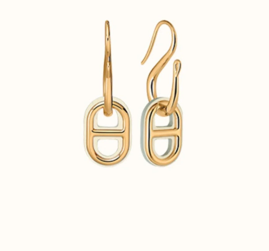 [Noble Aura jewelry]HM O'MAILLON GOLD EARRINGS