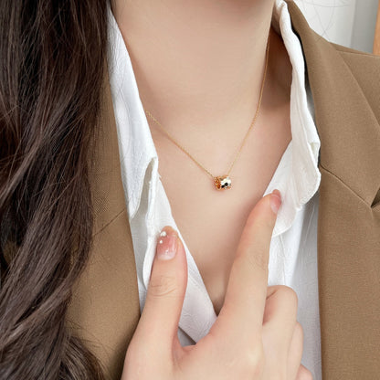 [Noble Aura jewelry]BEE MINI PEDANT DIAMOND NECKLACE
