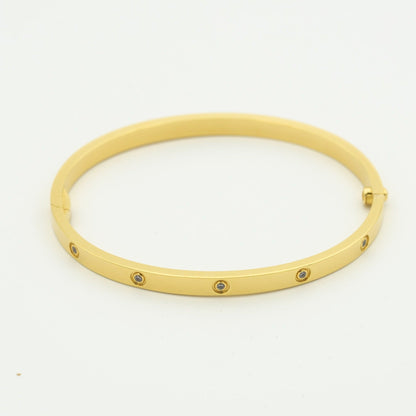 [Noble Aura jewelry]LOVE BRACELET 3.65MM 10 DIAMONDS
