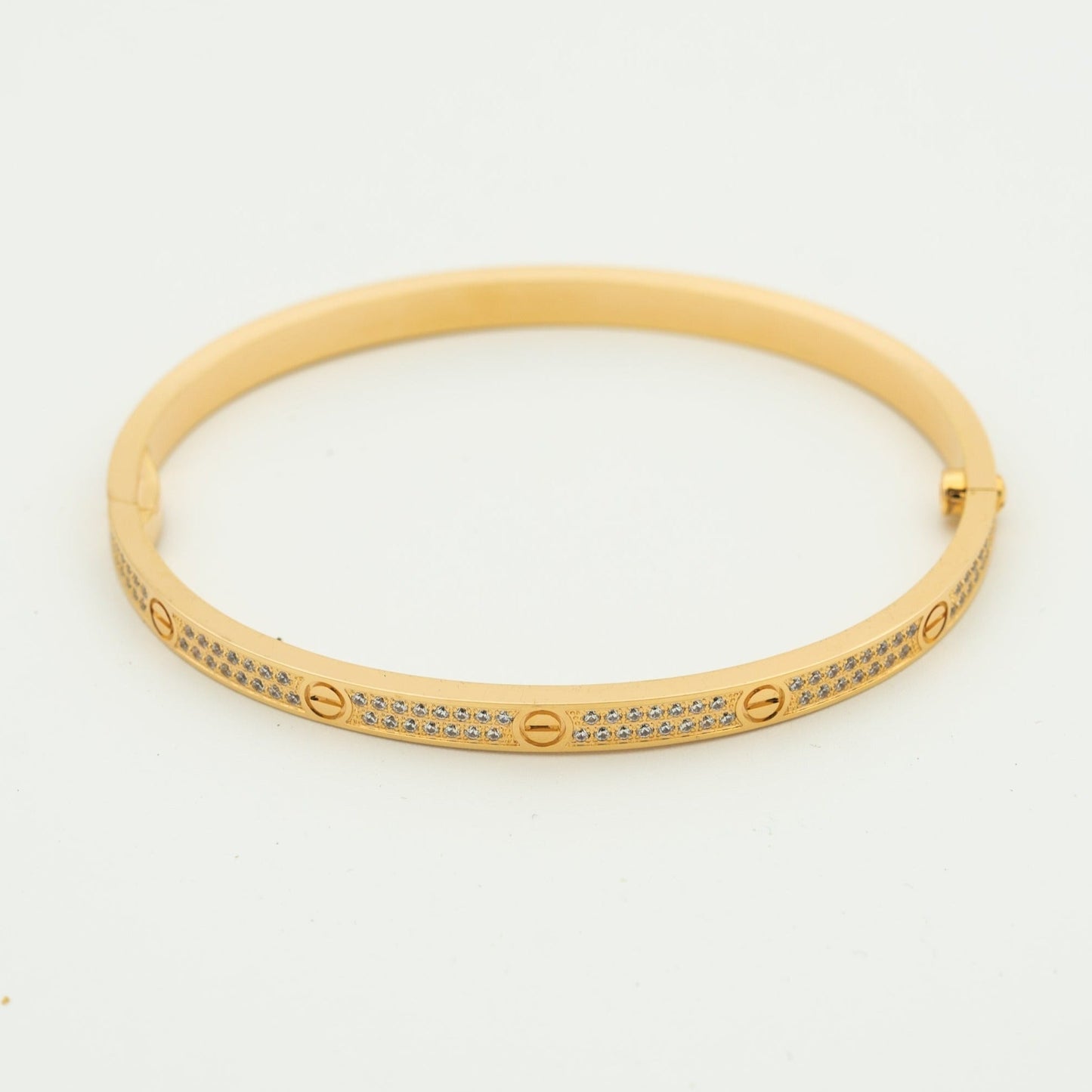 [Noble Aura jewelry]LOVE BRACELET 3.65MM DIAMOND-PAVED