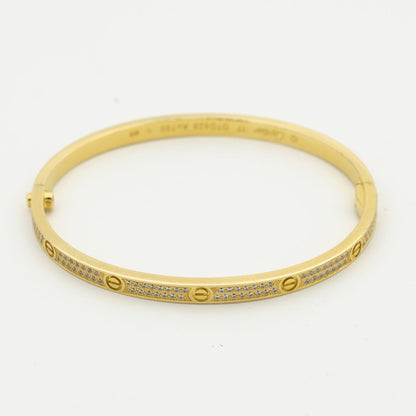 [Noble Aura jewelry]LOVE BRACELET 3.65MM DIAMOND-PAVED