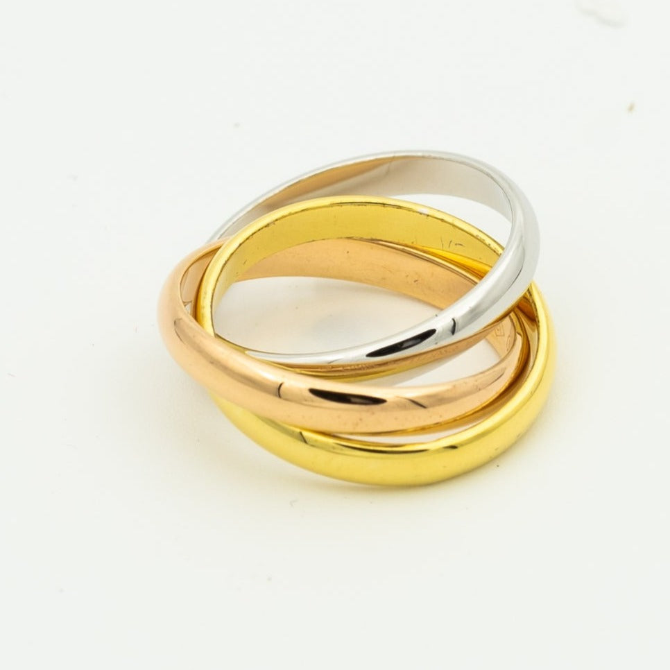 [Noble Aura jewelry]TRINITY RING GOLD PINK GOLD SILVER