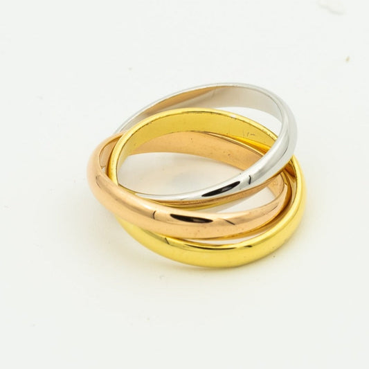 [Noble Aura jewelry]TRINITY RING GOLD PINK GOLD SILVER