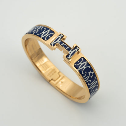 [Noble Aura jewelry]H BRACELET BLACK MULTICOLOR