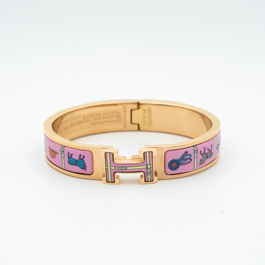 [Noble Aura jewelry]H PINK GOLD BRACELET PINK CERAMIC